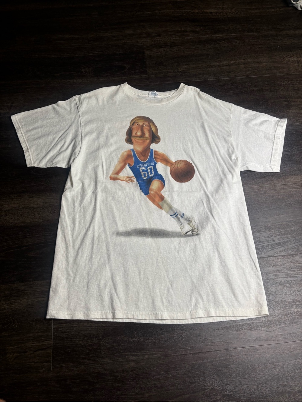Y2K Ron Rubenstein University Of Kentucky Basketball Character Shirt Size XL